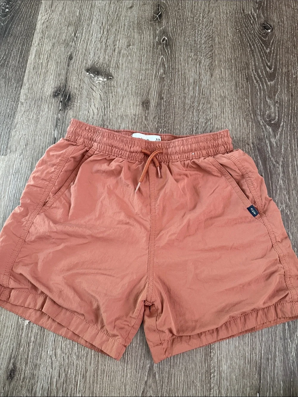 abercrombie kids Rust Orange Swim Trunks